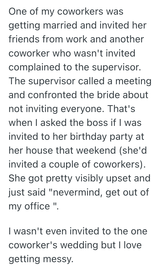 Screenshot 2026 01 15 at 1.29.12 PM Young Employee Only Invited Close Friends To A Shared Birthday Party, So A Much Older Coworker Complained To Her Boss About Being Left Out