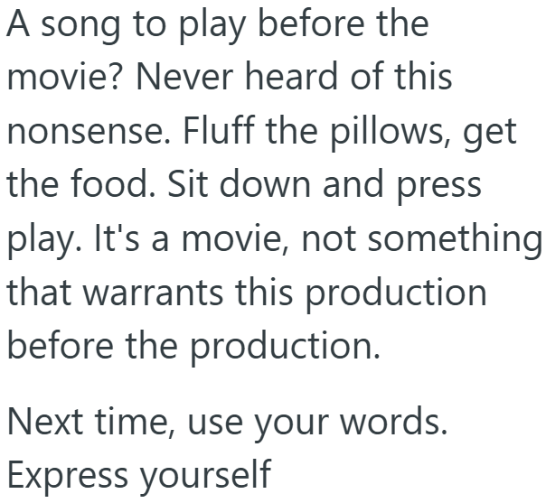Screenshot 3 1a9e1f Mans Girlfriend Needs To Set The Vibe Before Watching A Movie, But After She Kept Fluffing Pillows And Leaving To Get More Things, He Started The Movie Without Her