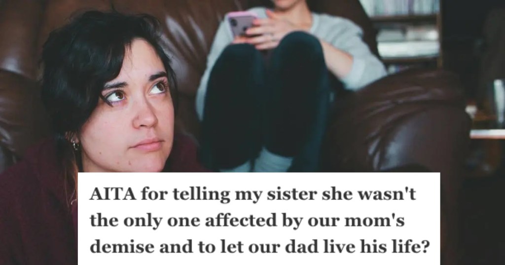 Older sister sitting thinking about whether she was out of line or not