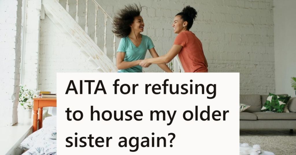 Sisters fighting in the house