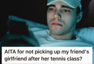 Guy Was Asked To Pick Up His Friend’s Girlfriend, But He Was Already Winding Down To Go To Sleep