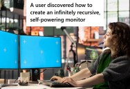 Tech Support Guy Got A Call About One Monitor That Wouldn’t Display While The Other Had A Blue Screen, But When He Arrived, He Saw What The Issue Was Right Away