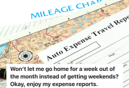 Railroad Construction Employee Can’t Go Home To See His Family Since He Lives Too Far Away, But He’s Still Trying To Claim Mileage On His Expense Reports