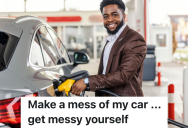 Entitled Driver Lies To A Police Officer And Expects To Get Her Way, But The Other Driver Tells The Officer To Look At The Security Footage