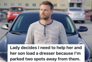 Costco Customer Stopped A Strong Man In The Parking Lot And Demanded Assistance, But He Says No Until He Sees The Look On Her Son’s Face