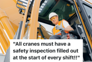 Steel Mill Worker Is Told To Fill Out All The Paperwork, But He Had Previously Been Told Not To Fill Out The Paperwork Since That Would Mean Reporting A Broken Crane