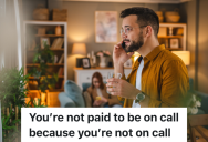 Employee Refuses To Work Overtime Without Advance Notice, But The Manager Calls With An Urgent Request Anyway