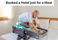 Construction Worker Is Only Allowed To Pay For Meals With The Company Credit Card If He Spends The Night In A Hotel, So He Books A Hotel Room Instead Of Driving Home