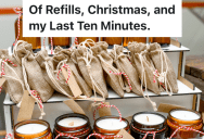 Crazy Customer Gets Really Upset At Retail Worker While Christmas Shopping, So The Retail Worker Works Overtime, Acting Just As Crazy As The Customer