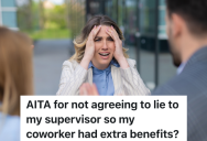 New Mom Wants Her Coworkers To Lie For Her So She Can Arrive Late For Work, But Her Coworkers Refuse