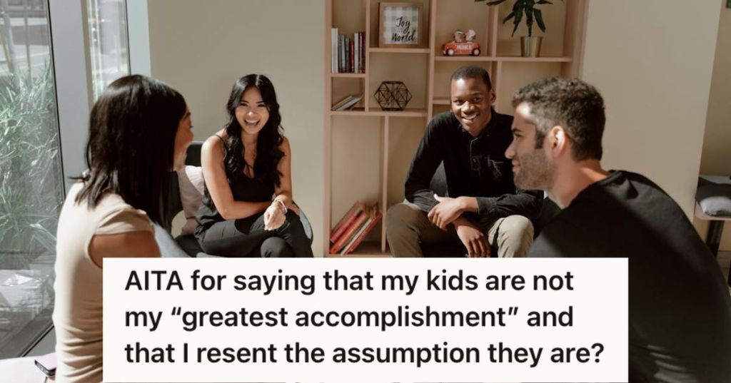 Adults talking inside the house