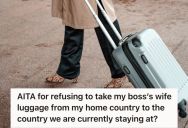 Woman Traveled For A Family Wedding, But She Refused To Carry Her Boss’s Wife’s Extra Luggage After Being Pressured