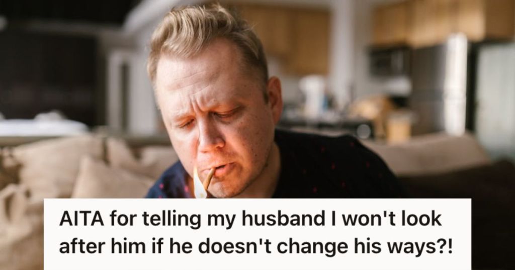 Man smoking a cigarette