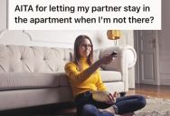 Man Let His Girlfriend Stay In The Apartment While He Was At Work, So His Roommate Accuses Him Of Disrespecting His Privacy And Boundaries