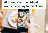 Boyfriend Went To Dinner With His Girlfriend And Her Old Friend, But Tensions Rose When He Didn’t Support The Friend’s Complaint About The Food Photoshoot