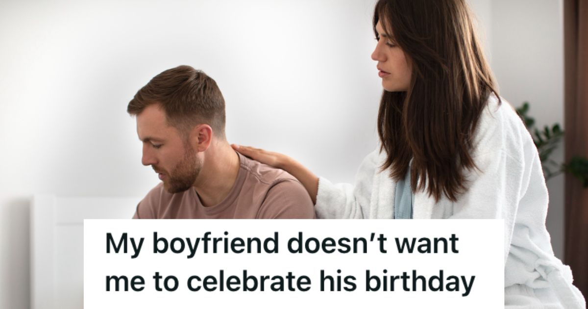 Woman comforting her sad boyfriend