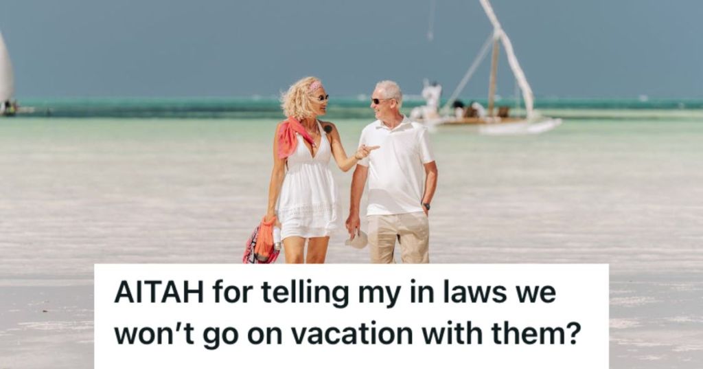 Middle-aged man and woman strolling along the beach