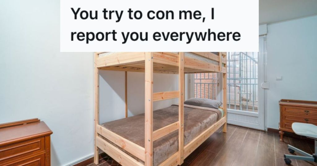 A small and empty dorm room