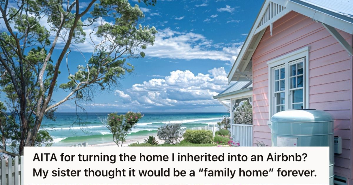 A small house near the beach