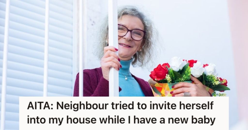 Elderly woman holding a bouquet of flowers and smiling