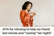 Young Woman Was Getting Ready To Leave, So She Politely Declined Her Friend Who Was Asking For A Favor, But The Friend Didn’t Take It Very Well