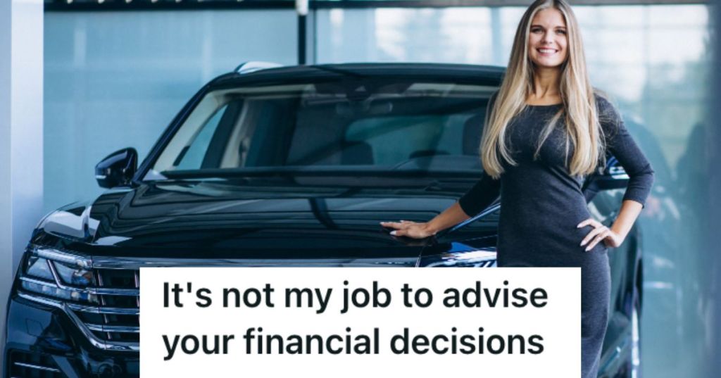 A brand new Cadillac Escalade in the showroom