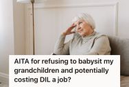 Grandmother Was Asked To Watch Her Grandchildren For A Week, But She Refused After Learning The Strict Rules And Expectations Her DIL Had Set