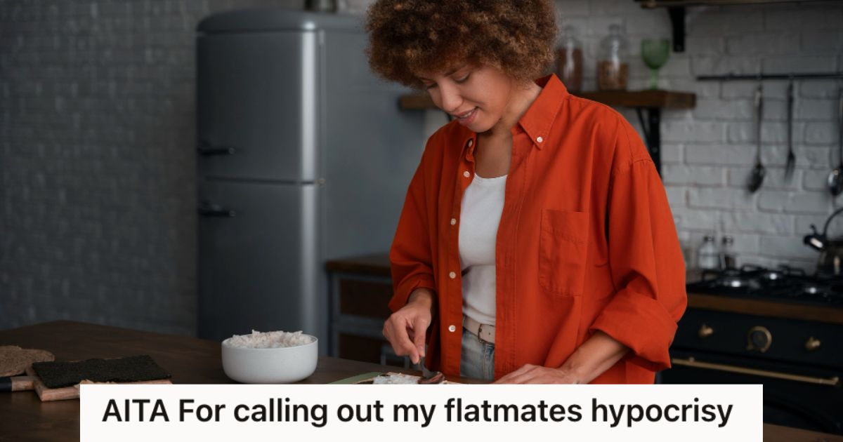 Woman preparing food in the kitchen
