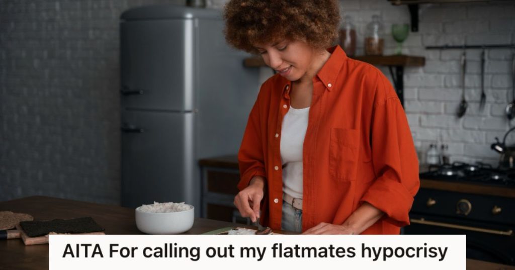 Woman preparing food in the kitchen