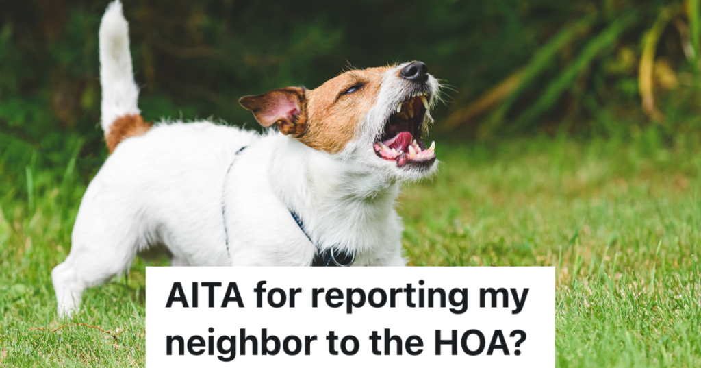small dog standing in grass howling