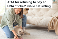 Woman Agrees To Watch A Friend’s Cat, But She Didn’t Realize The HOA Would Give Her A Ticket For Parking In Her Friend’s Driveway