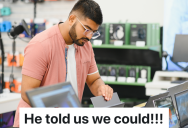 Customers Falsely Assume Another Customer Is Actually An Employee, So They Lie To A Supervisor About What He Told Them