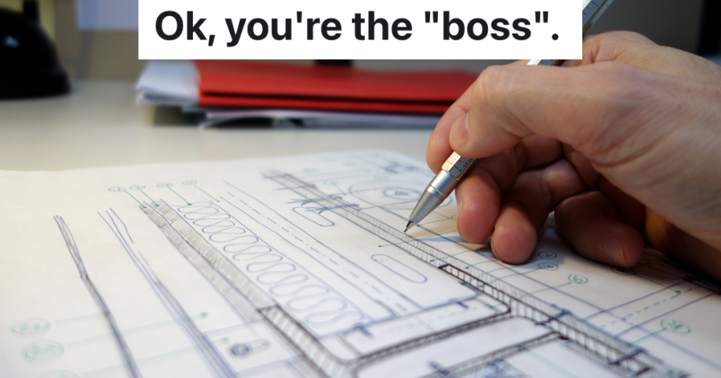 closeup of a construction drafter drawing a sketch