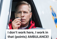 Ambulance Driver Goes To The Grocery Store In Uniform, But Another Customer Thinks He’s A Grocery Store Employee