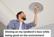 Renter’s Landlord Tells Him To Use A Lower Watt Lightbulb To Save Money, So He Goes Grocery Shopping And Gets An Even Brighter Lightbulb