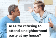 Teenage Boy Disapproves Of His Dad’s Marriage To His Stepmom, So He Refuses To Go To A Party They’re Throwing