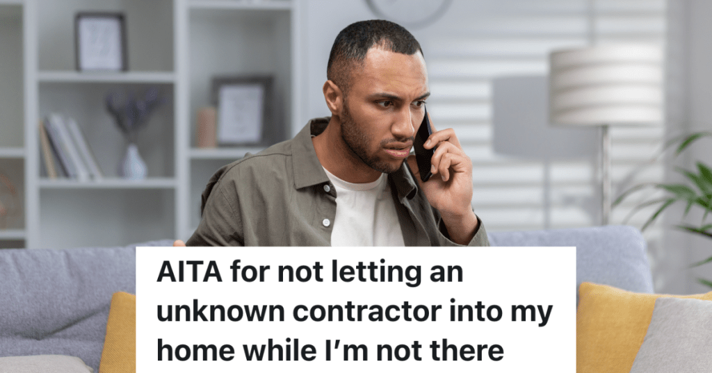 frustrated man talking on the phone