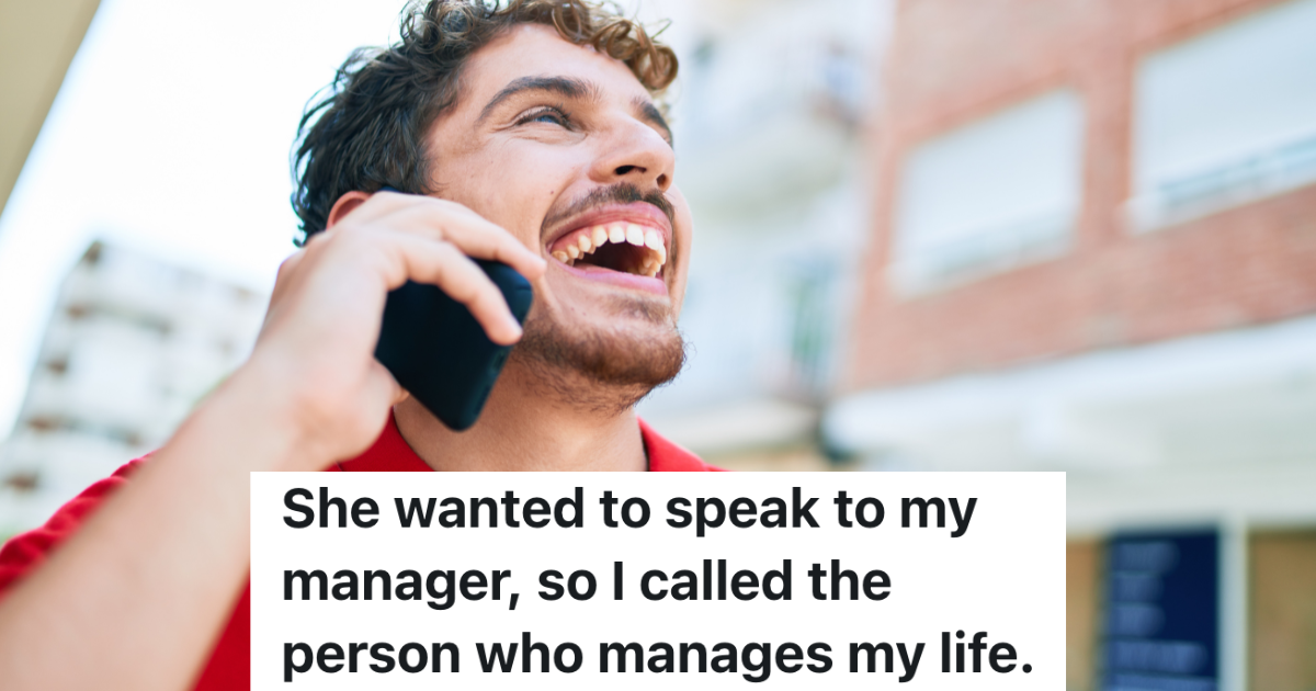Woman Mistakes Another Customer For A Store Employee, So She Insists On Speaking To His Manager And He Calls His Wife