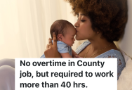 Pregnant Woman Gets Time Off In Exchange For Working Overtime, So She Banks Enough Time To Take Six Weeks Of Maternity Leave