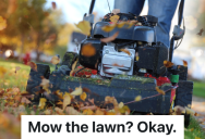 Landlord Tells A Renter To Mow The Lawn, So The Renter Uses A Really Loud Mower And Annoys The Neighbors