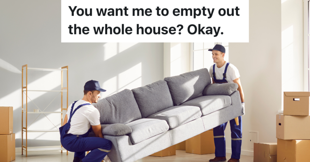 two men moving a couch