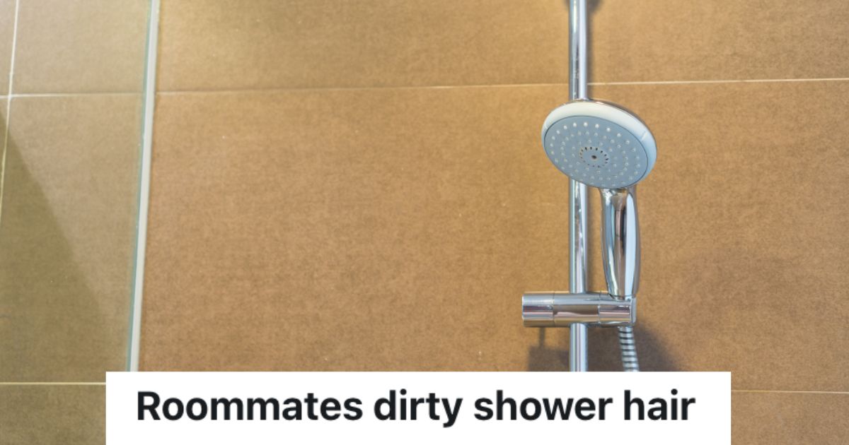 Woman Shared A Bathroom With A Filthy Roommate, So She Quietly Planned A Petty And Disgusting Revenge Shower head in the bathroom