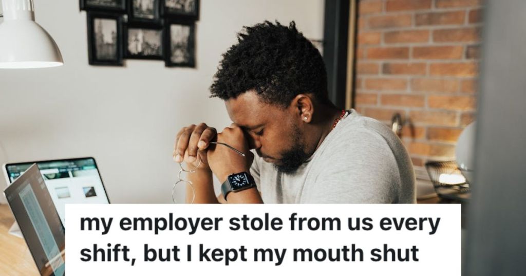 Tired and stressful employee in front of his laptop