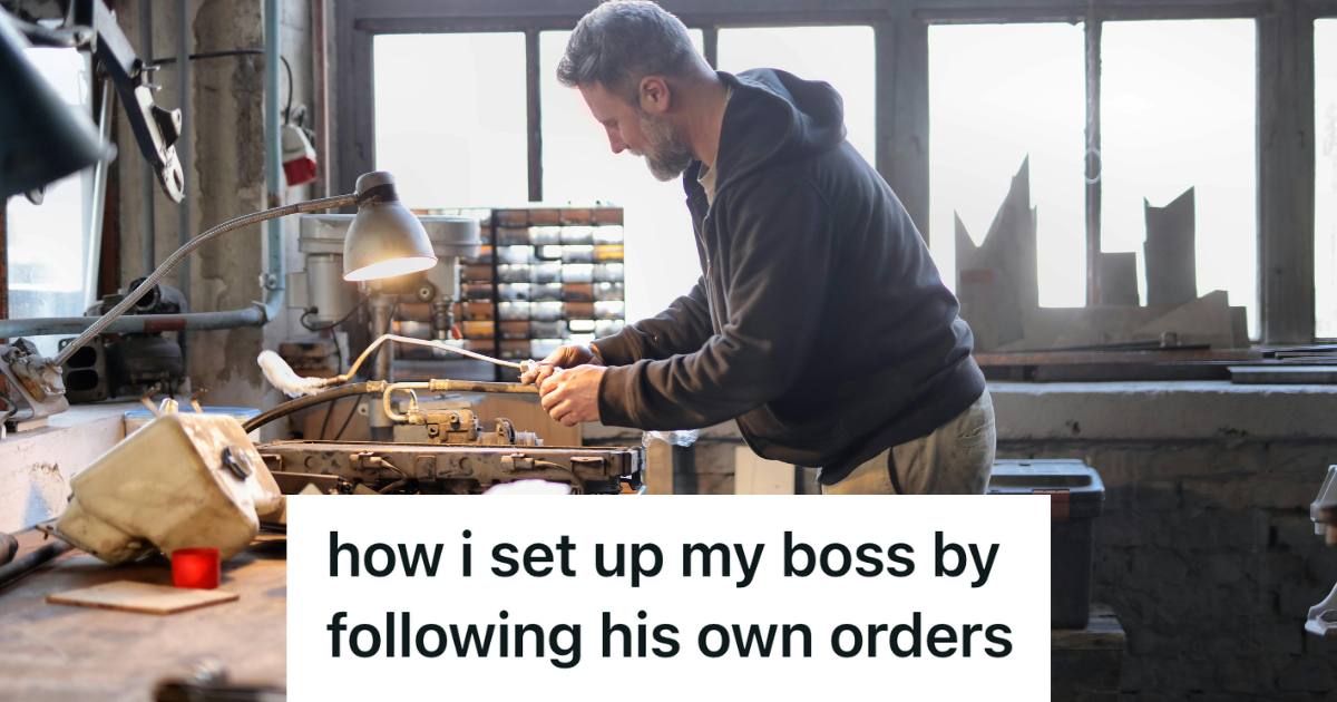 man working in repair shop