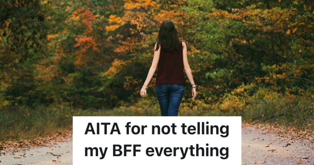 Woman walking away on a trail