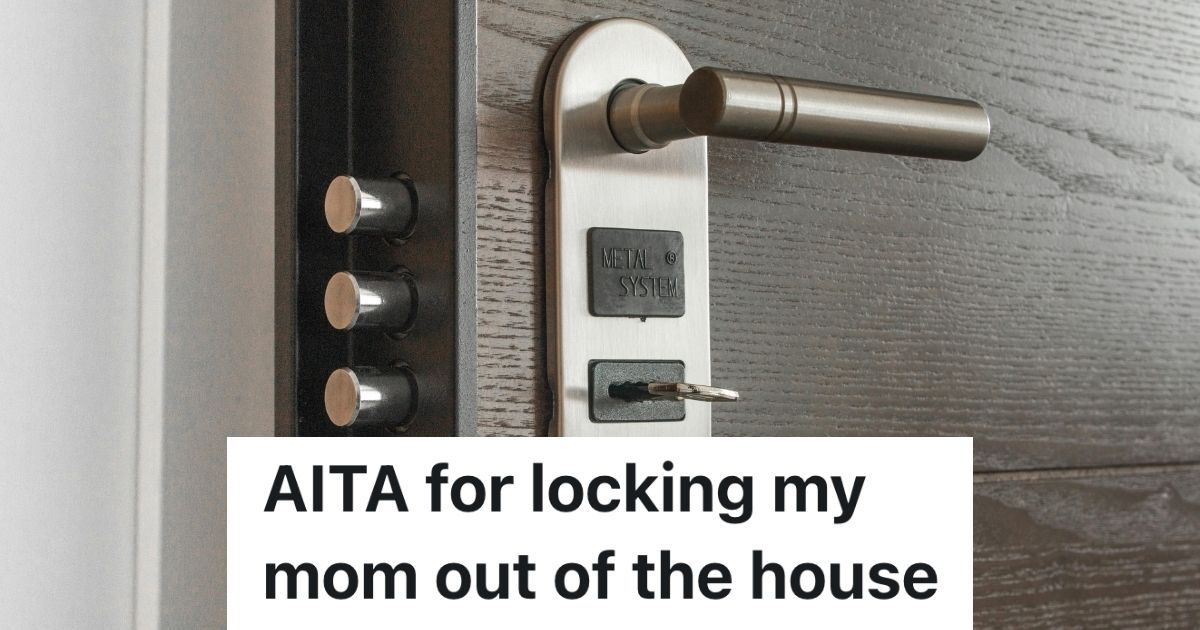 Deep Sleeping Daughter Didnt Hear Her Parents Come Home, So She Didnt Unlock The Door, And Mom Is Still Outraged Lockable door with many locks