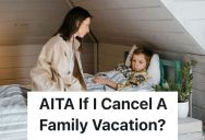 Pregnant Mom Of Ill Toddler Rushes Him To Hospital, Yet Her Parents Still Refused To Help Her, So She Intends To Cancel The Family Vacation They Paid For