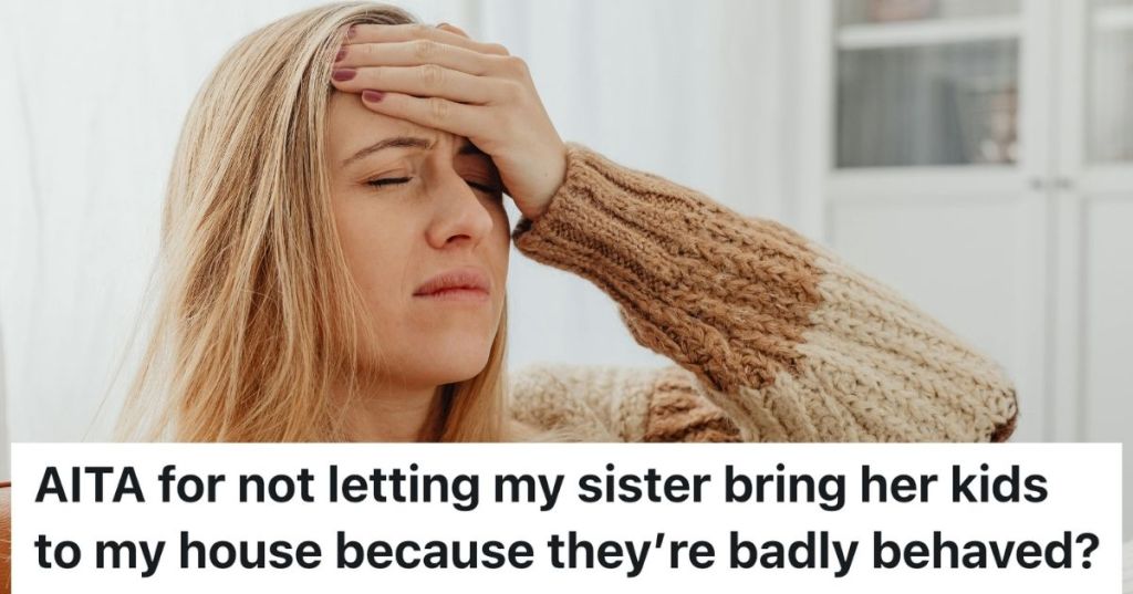 Woman looking stressed with her hand on her forehead