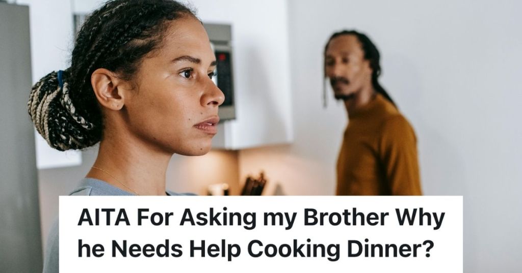 Woman and man angry in the kitchen