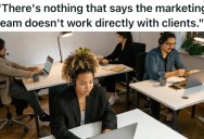 Copywriter Had Worked His Way Up From An Entry-Level Position, So When An Old Coworker Tried To Rope Him Back Into Customer Call Handling, He Quickly Took Action